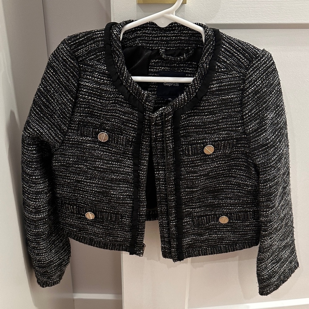GAP Kids Black and Silver Blazer